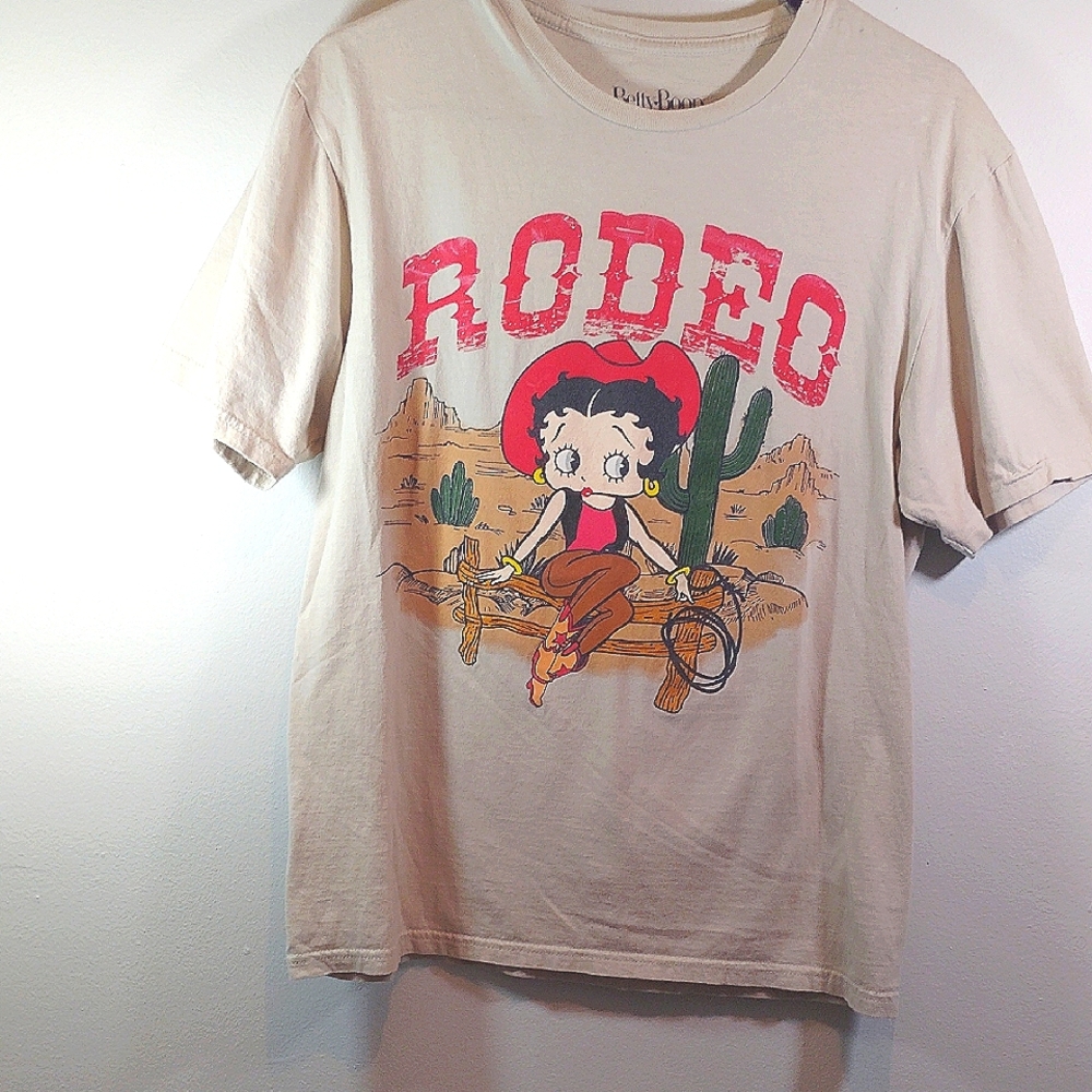 Betty Boop Rude Em Cowboy Tee
